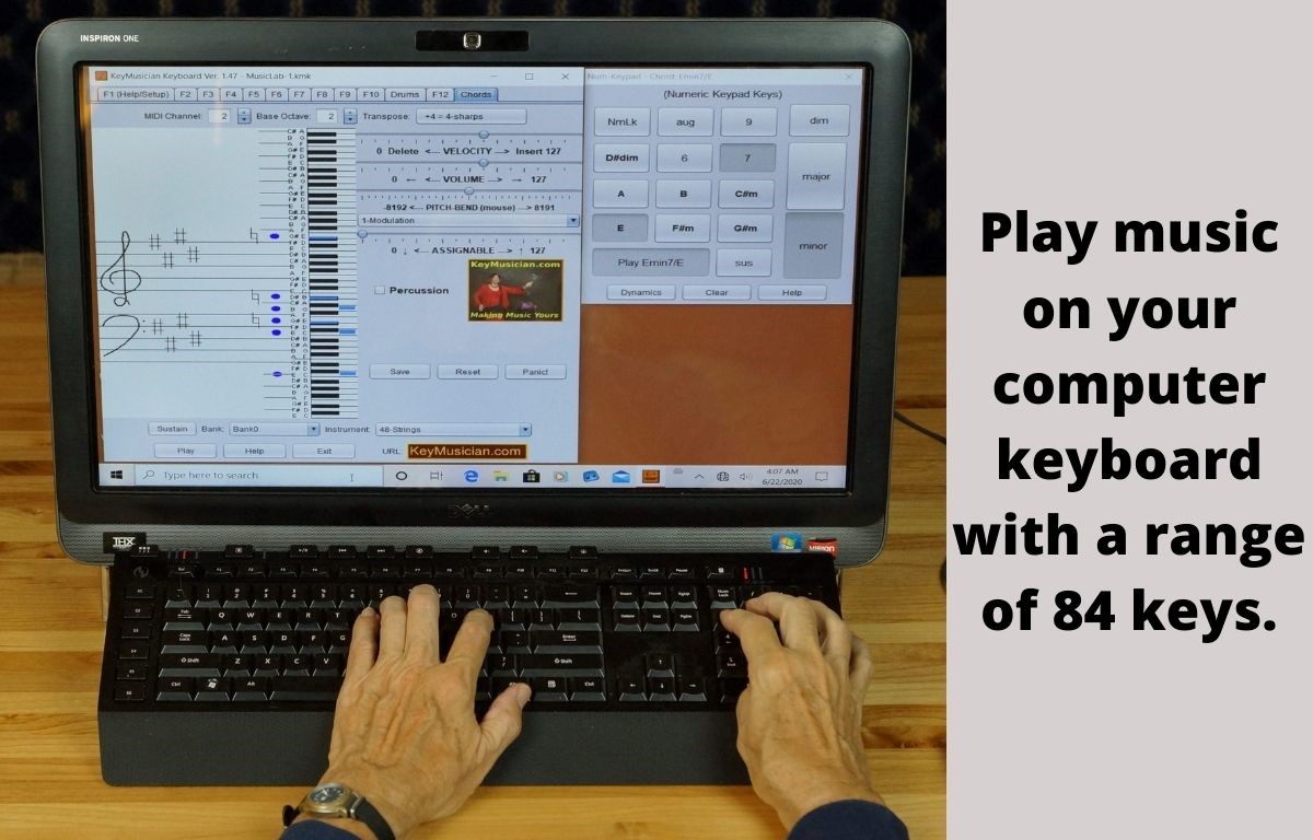 How To Turn Your Computer Keyboard into A Music Instrument?